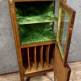 Louis XVI style display cabinet with marquetry system, circa 1850