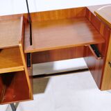 Mid-Century sideboard desk combination in teak, 1960s