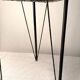 Old metal haberdashery/sewing basket, 50s/60s