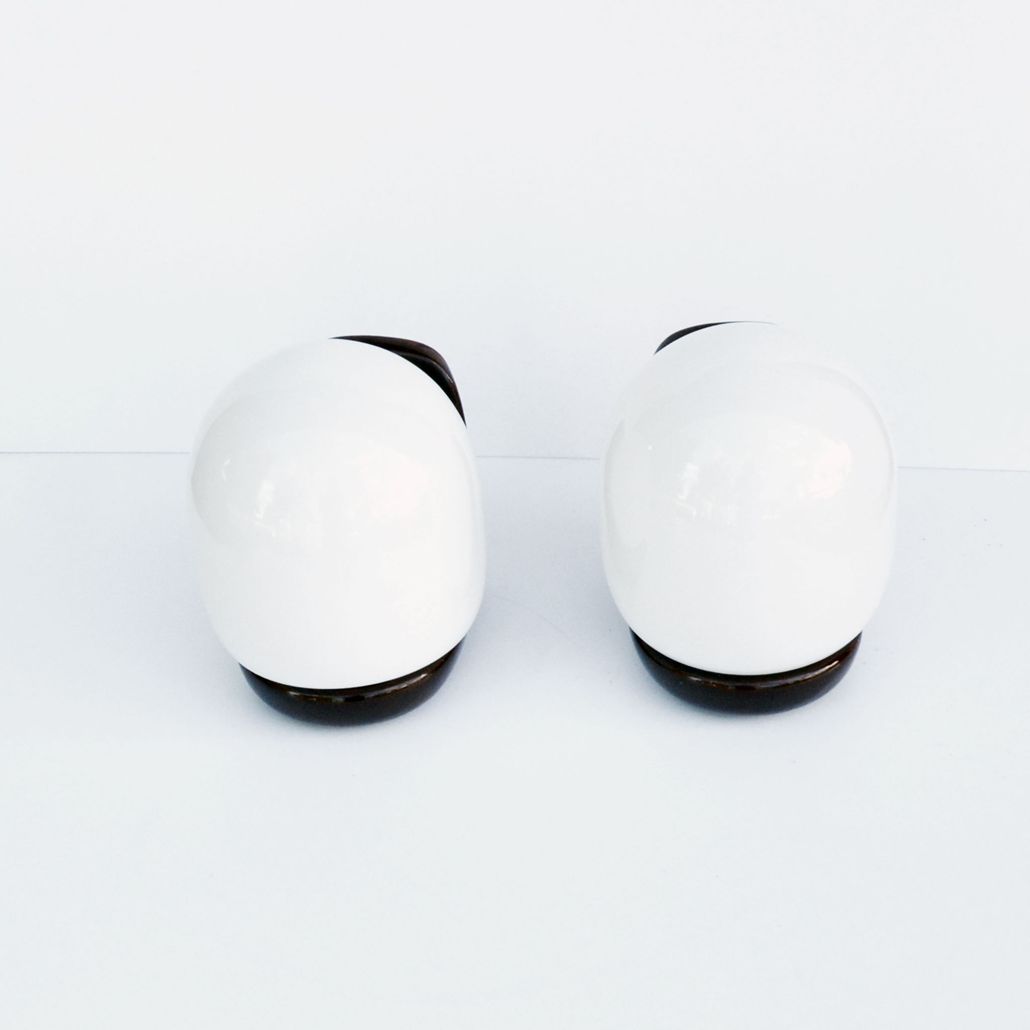 Pair of wall lamps, type Ł-1, designed by K. Łaszkiewicz, W. Kościan, Poland, 1980s
