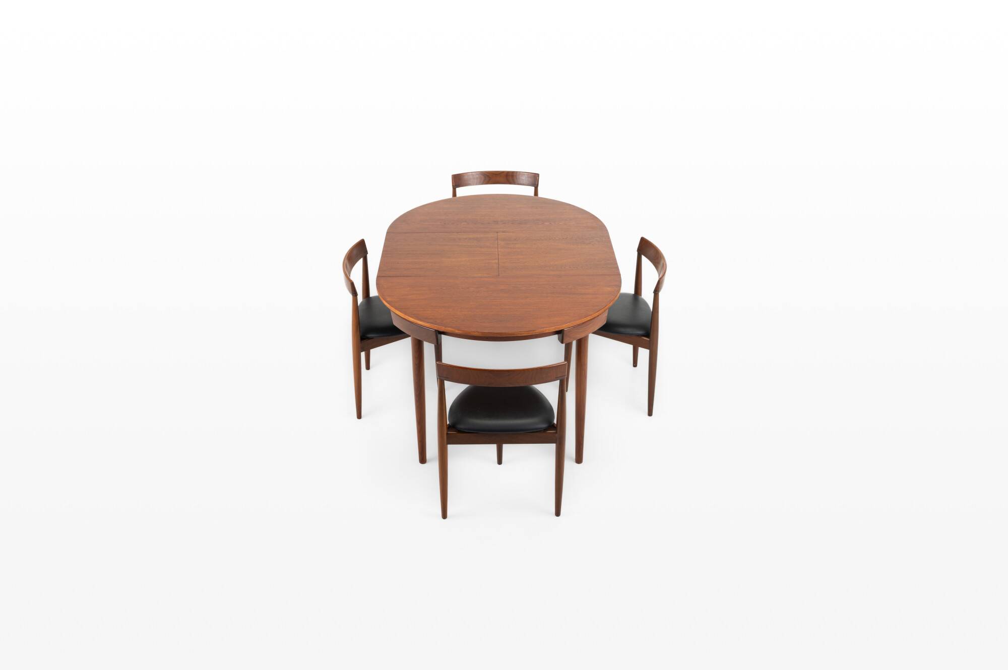 Roundette dining set by Hans Olsen for Frem Rojle, Denmark 1950s