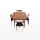 Roundette dining set by Hans Olsen for Frem Rojle, Denmark 1950s