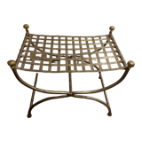 Curule trellis seat