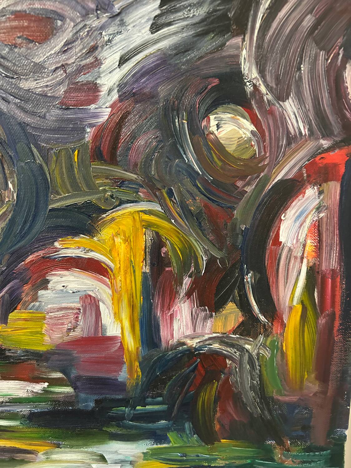 Peinture acrylique encadrée