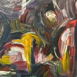 Peinture acrylique encadrée
