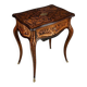 Rosewood and mahogany work table, Louis XV style, Napoleonic era
