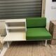 Ensemble de canapés modulaires Actiu — jaune moutarde & vert