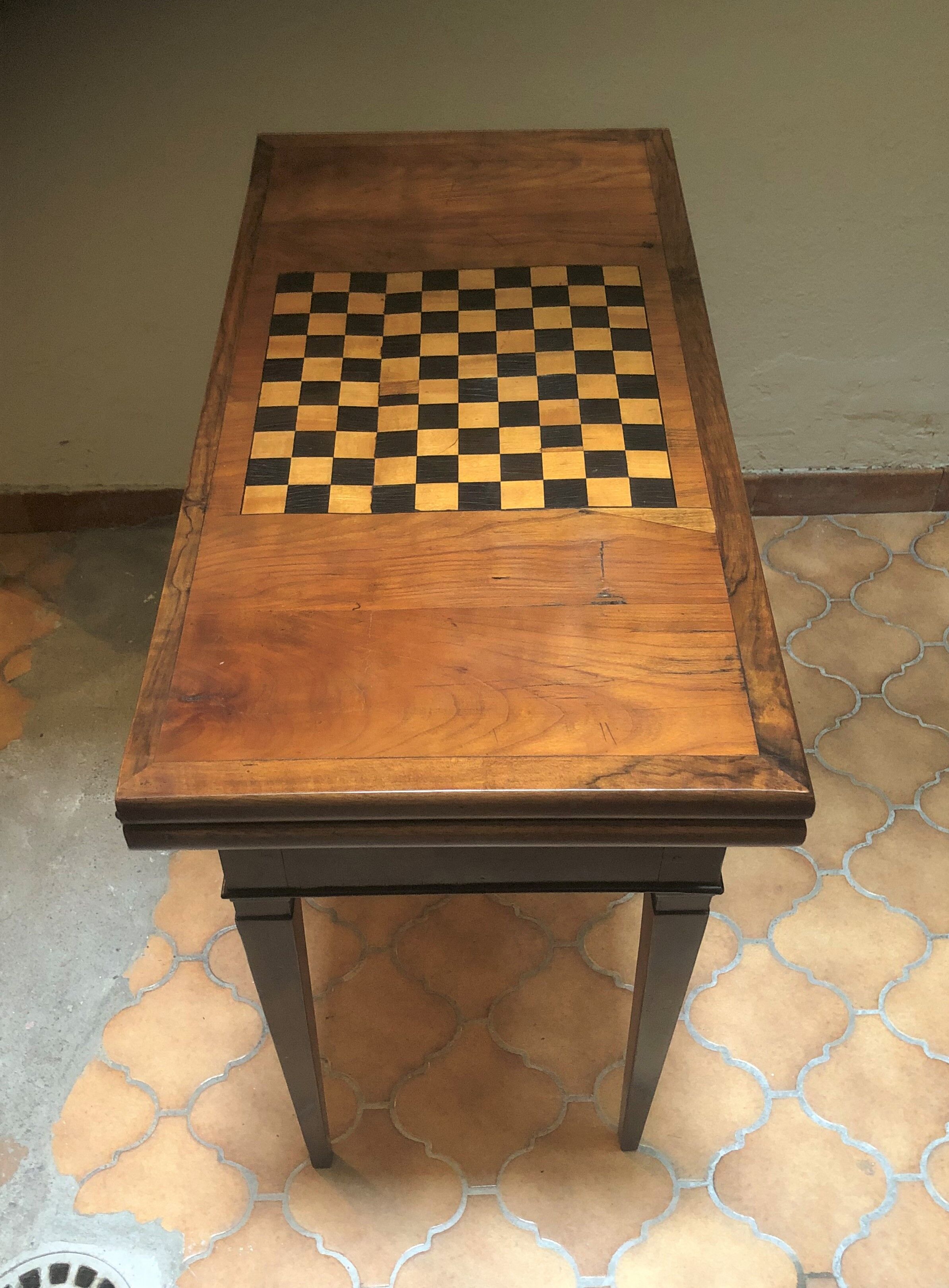 Louis XVI style veneer play table
