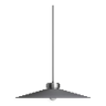 Pendant lamp sound graphite structure ⌀60cm herstal