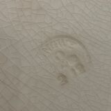 Set of 5 flat plates Terre de fer Longwy