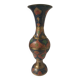Coloured Indian brass vase