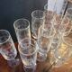 10 champagne glasses/flutes 16cl Cristal d'Arques Matignon model 70s