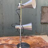 Table lamp two vintage spotlights