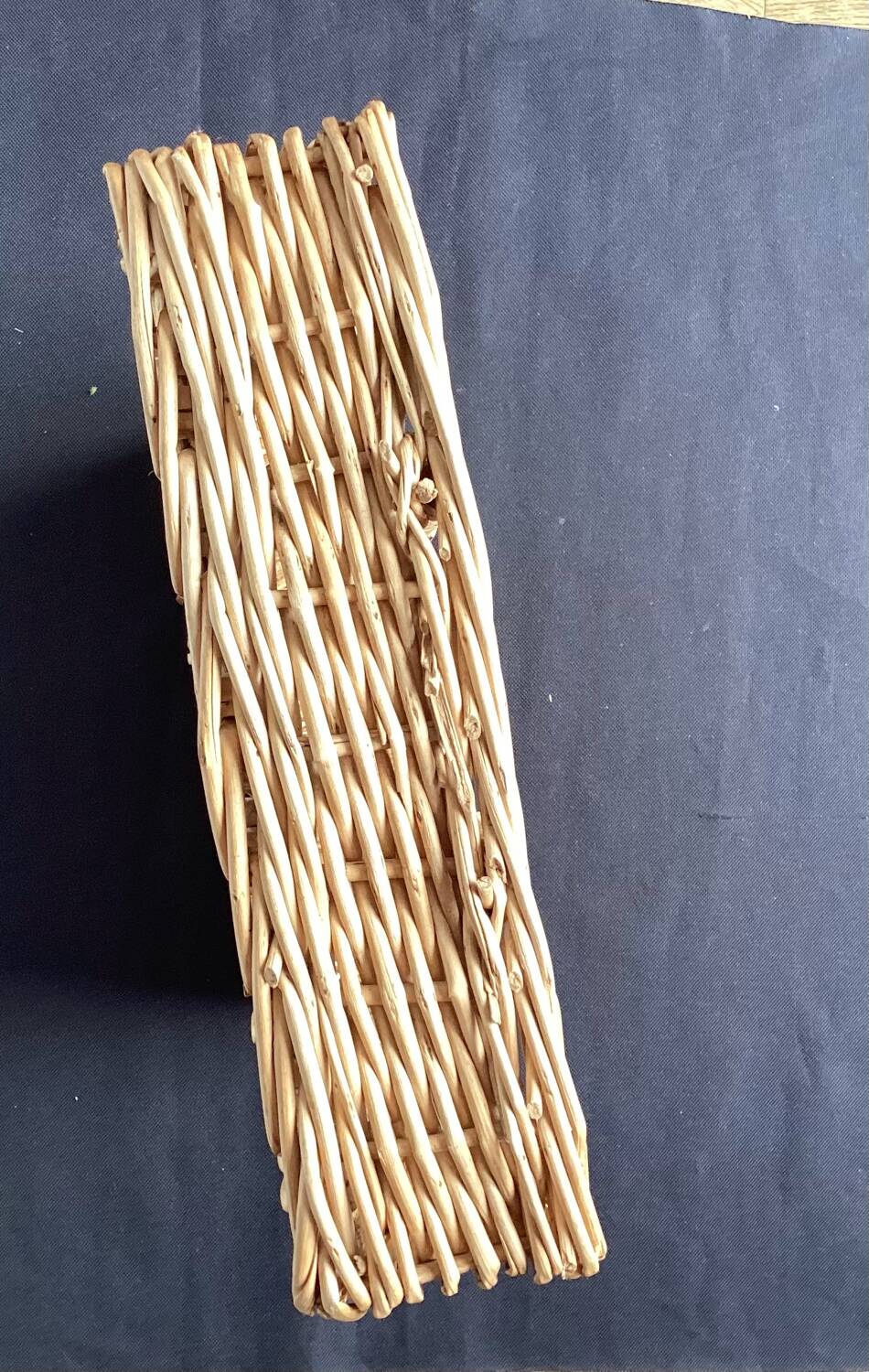 Panière rotin pour couverts
