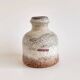 Ceramano vase with textured lava glaze
