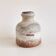 Ceramano vase with textured lava glaze