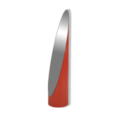 Miroir « Lipstick » en fibre laquée rouge 1970’s