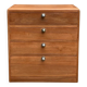Commode vintage bois brut massif 1950