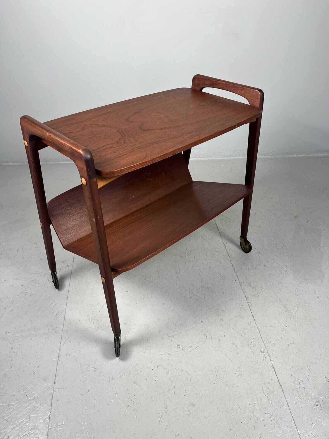 Vintage wooden trolley