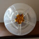 Mazzega glass pendant lamp 70s