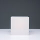 Plexi cubic lamp, Harco Loor, 80s, Netherlands
