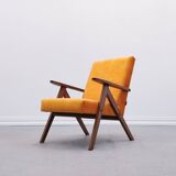 Mid Century Easy Chair Model B 310 Var in Sunset Velvet