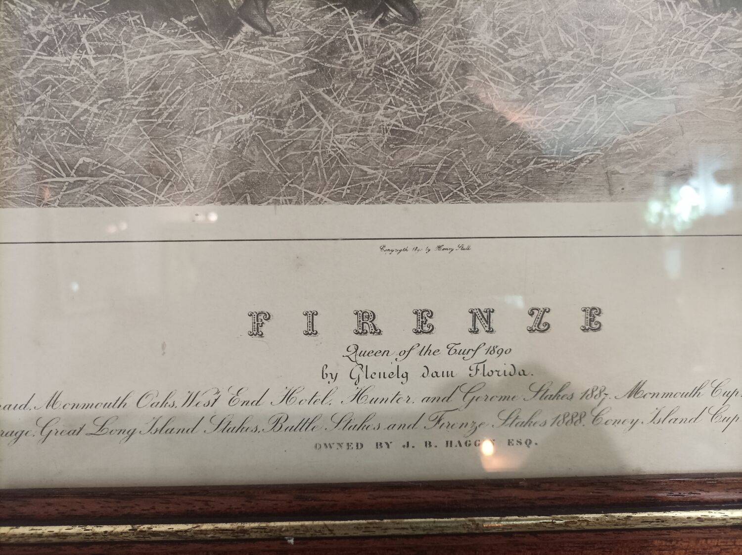 Horse painting by Adrien Moreau