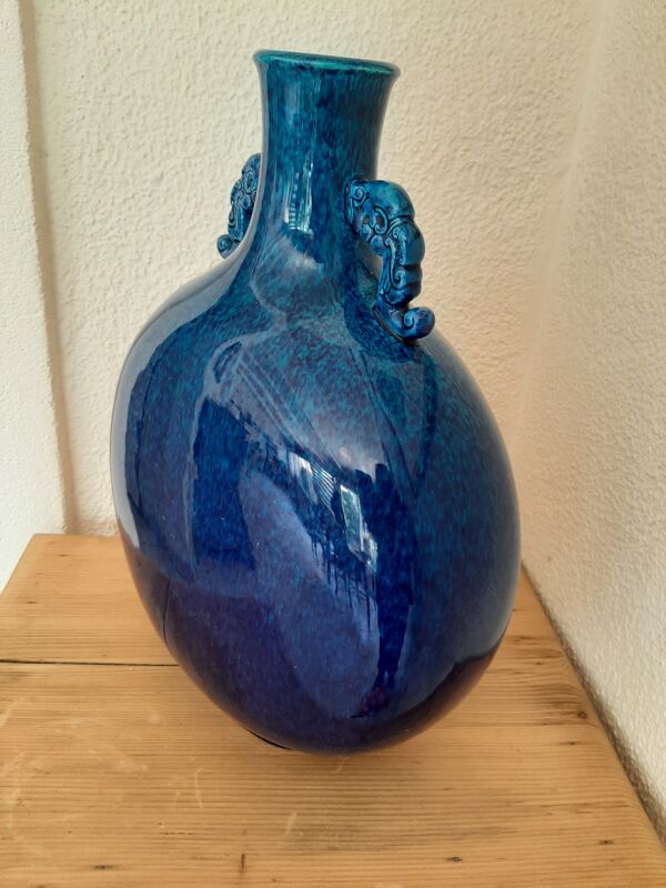 Vase Paul Milet bleu