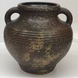 West Germany golden brown vase