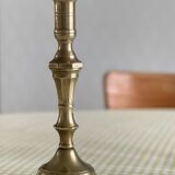 Solid brass candle holder