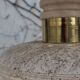 Table lamp in marble, brass and plastic, 1960