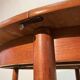 Vintage 1960s teak extendable Scandinavian table.