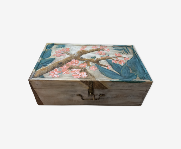 Malle céruse et décor