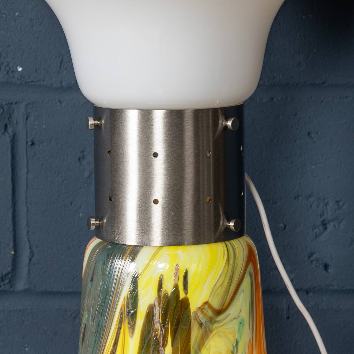 CONTEMPORARY 21stC ITALIAN BIRILLO TABLE / FLOOR LAMP OF RECENT PRODUCTION