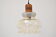 Mid-century Glass Pendant,1970's.