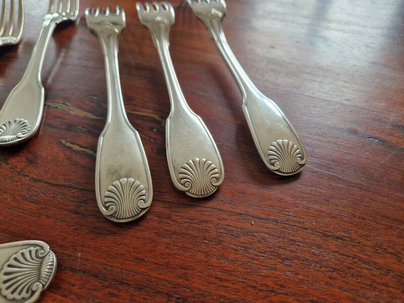 Christofle, Paris - Set of 12 table forks - Vendôme model