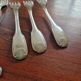 Christofle, Paris - Set of 12 table forks - Vendôme model