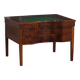 Antique mahogany desk, custom-made by a Danish cabinetmaker, early 1900s.
