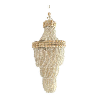 Vintage shell pendant lamp