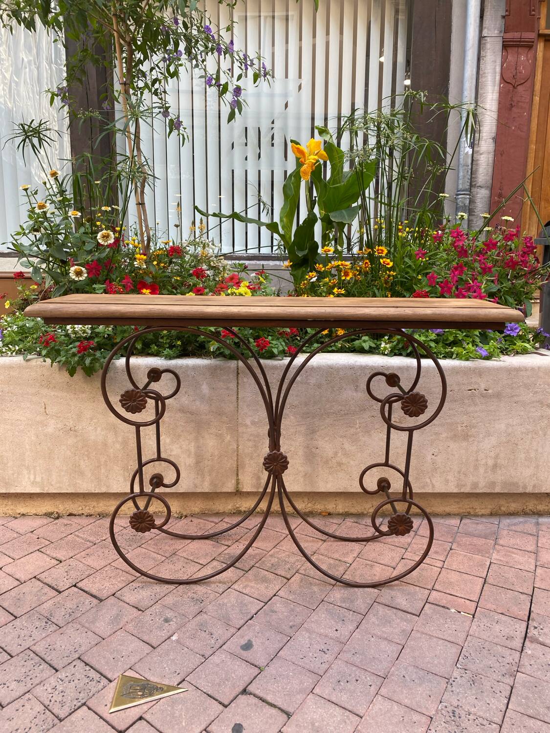 Console fer forgé