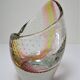 Murano bubble glass vase 70s