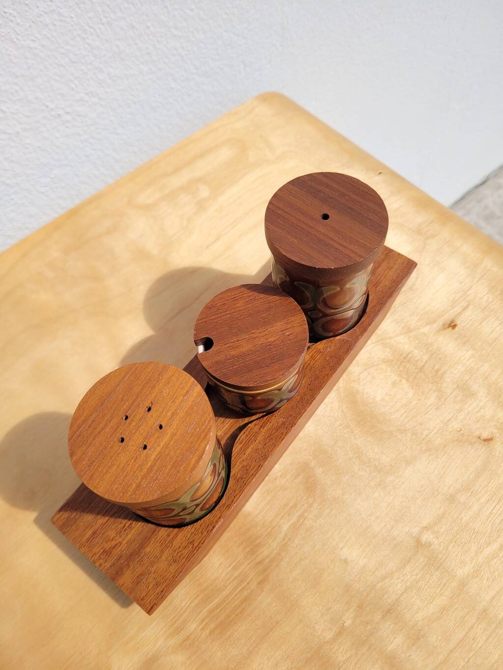 Service à condiment vintage Hornsea Bronte GB