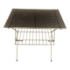 Vintage side table magazine rack