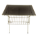 Vintage side table magazine rack