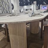 Travertine table