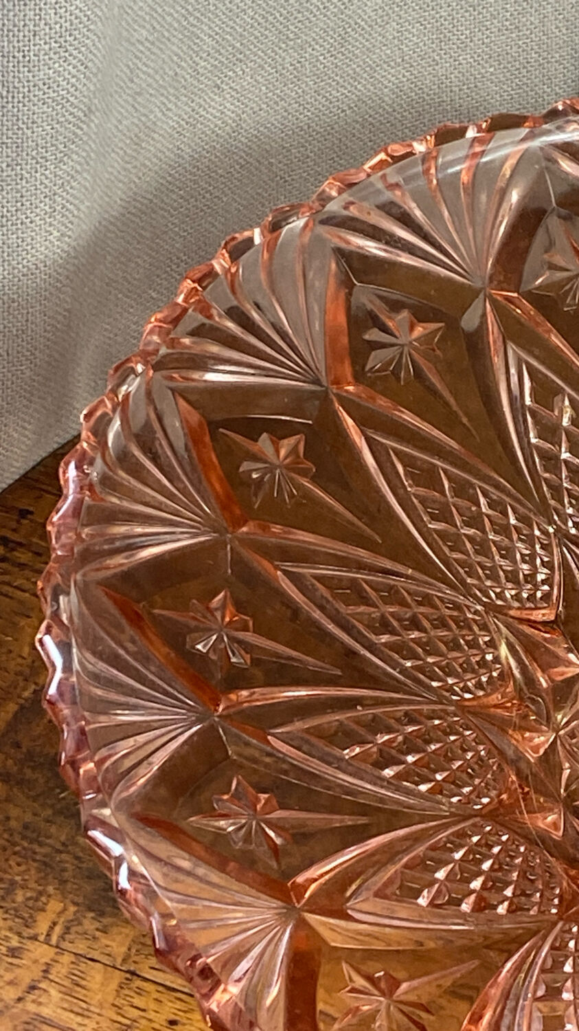 Coupe en verre rose, Rosaline, Luminarc