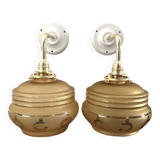 Pair of old wall lights