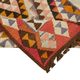 Turkish Handwoven Vintage Herki Kilim 92 cm x 292 cm
