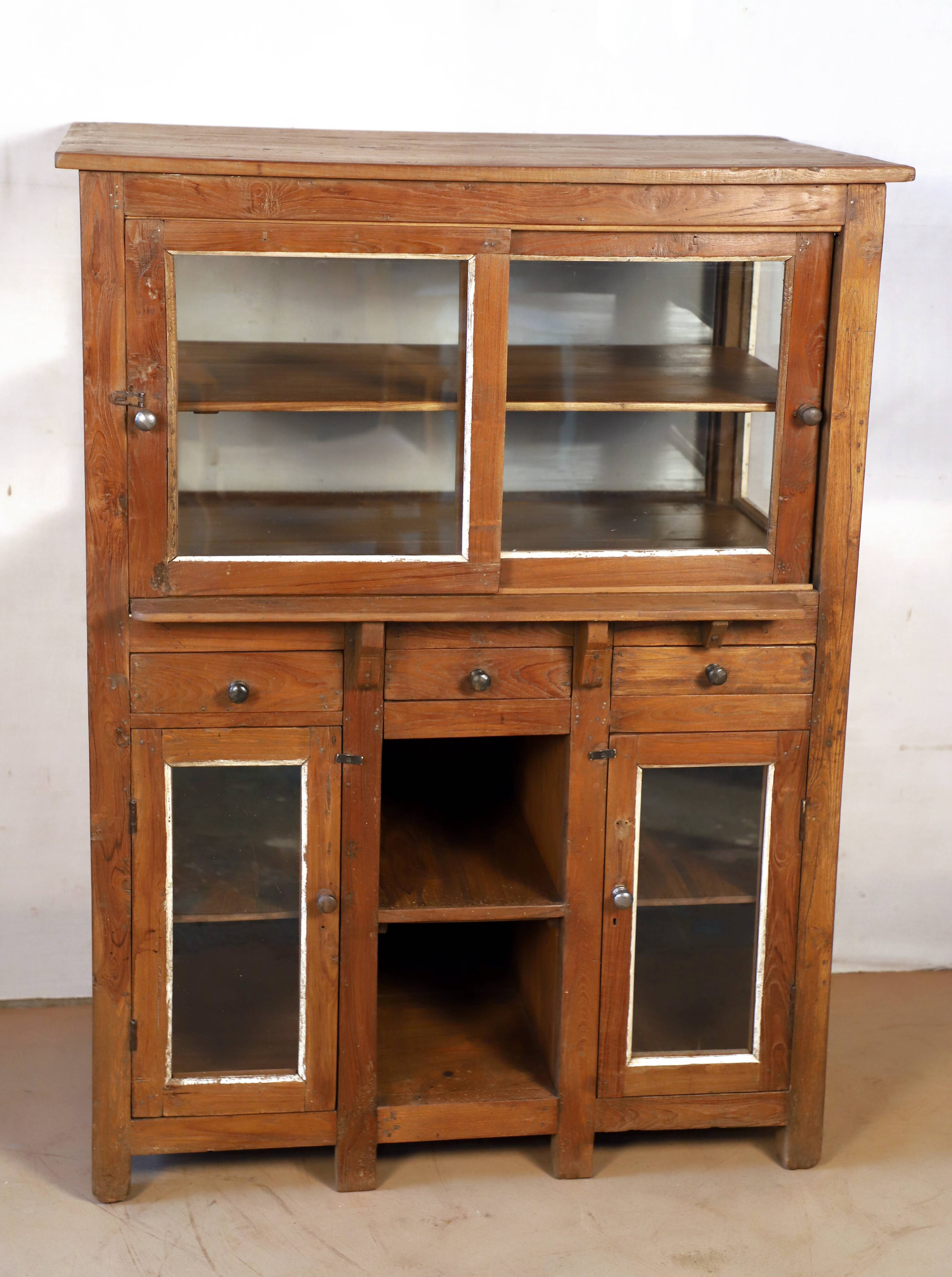 Meuble de métier en teck birman