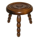 Tripod wooden coffee table